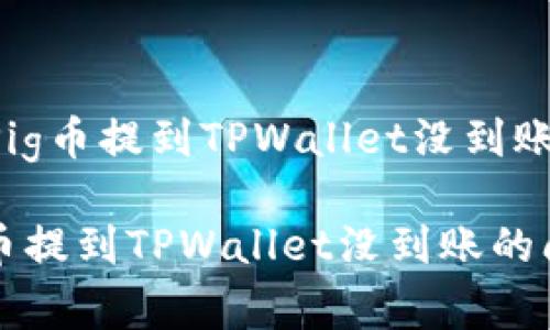 以下是关于“Pig币提到TPWallet没到账”的完整内容。

如何解决Pig币提到TPWallet没到账的问题？