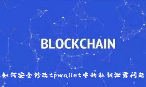 如何安全修改tpwallet中的私钥泄露问题